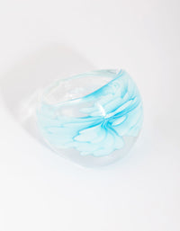 Blue Flower Ring - link has visual effect only