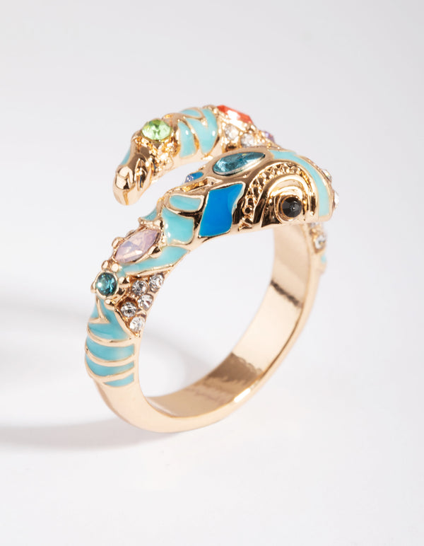 Gold Snake Ring