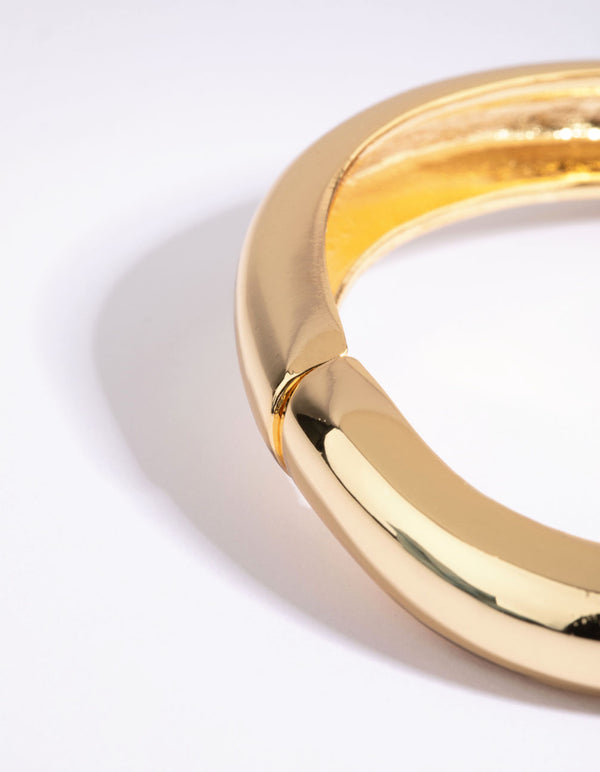 Gold Plated Wave Bangle