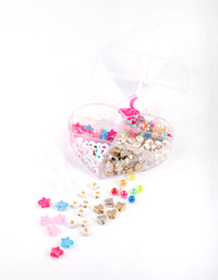 Kids Heart Bead Kit - link has visual effect only