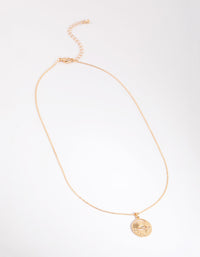 Gold Celestial Pendant Necklace - link has visual effect only