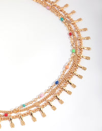 Rainbow & Heart Chain Anklet Pack - link has visual effect only