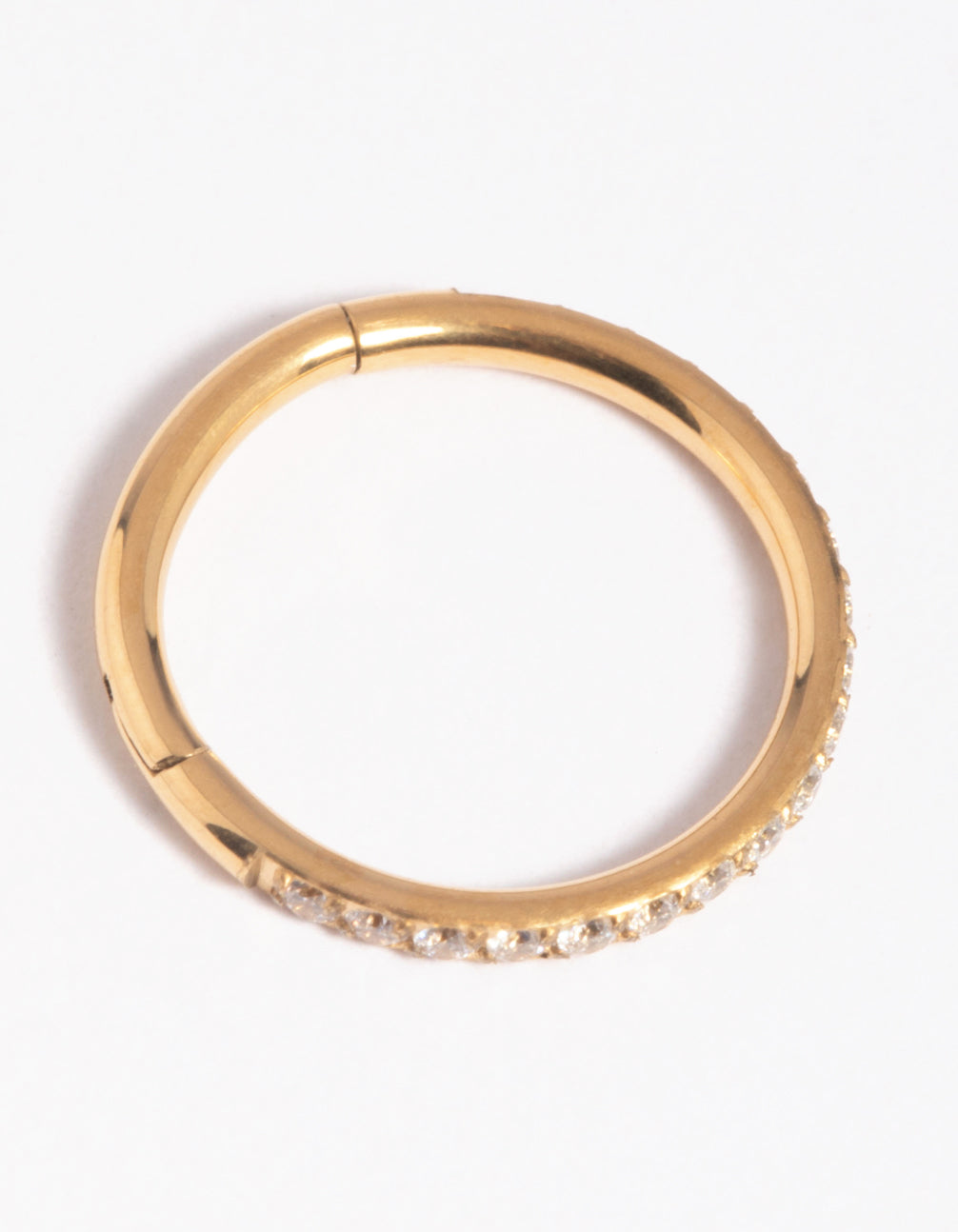 Gold Plated Titanium Crystal Clicker