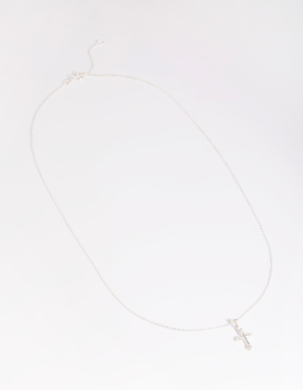 Sterling Silver Vintage Cross Necklace