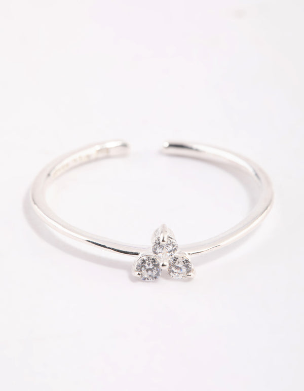Sterling Silver Cubic Zirconia Ring