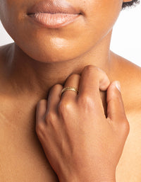 Gold Diamante Ring Stack Pack - link has visual effect only