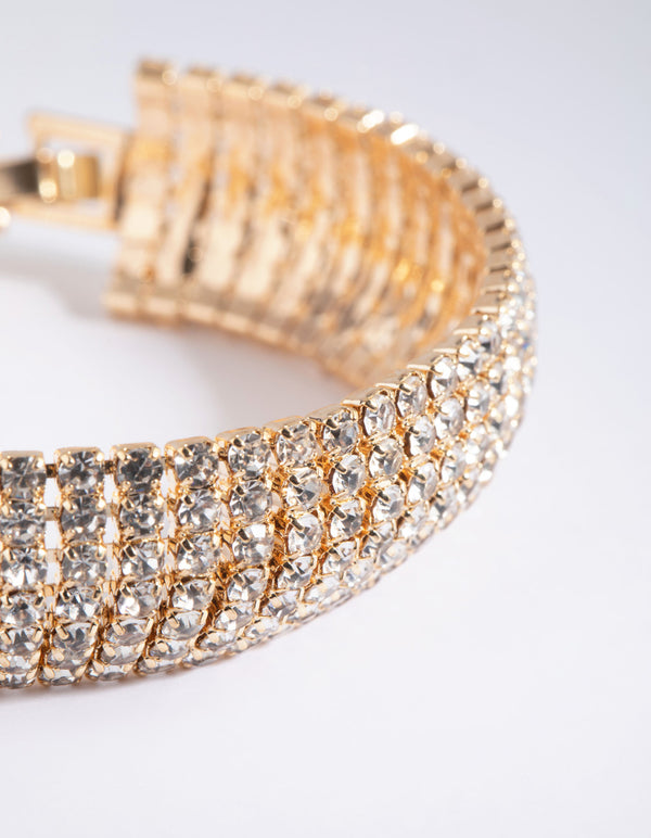 Diamante Statement Bracelet
