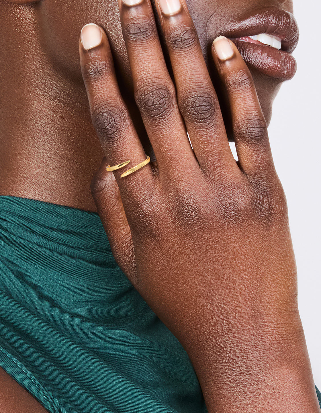 Gold Plated Sterling Silver Polished Band Ring
