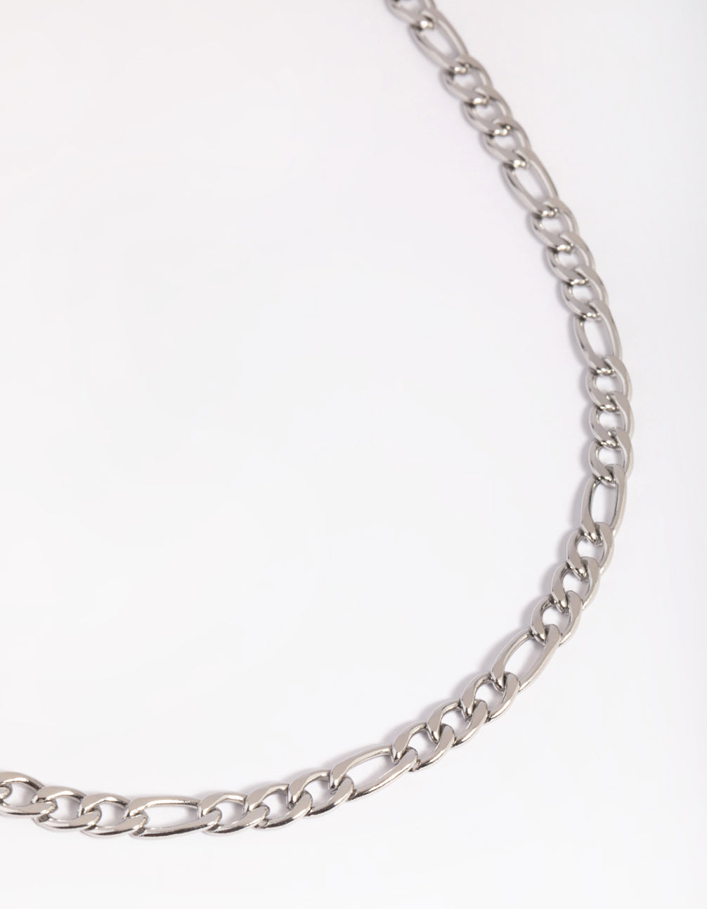 Waterproof Stainless Steel Figaro Necklace