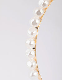 Gold Irregular Pearl Headband - link has visual effect only