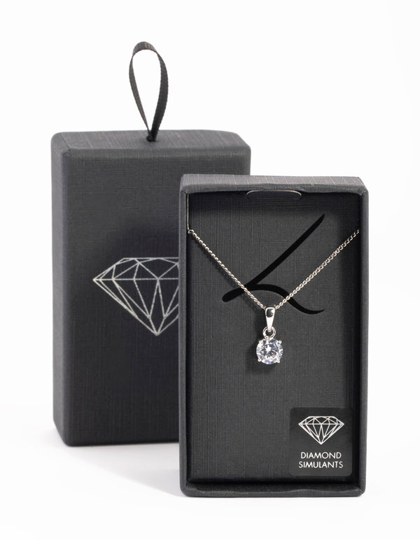 Silver Cubic Zirconia Necklace