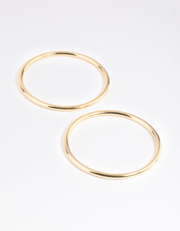 Gold Plated Bangle Set