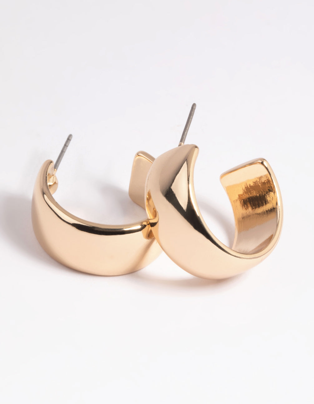 Gold Chunky Hoop Earrings
