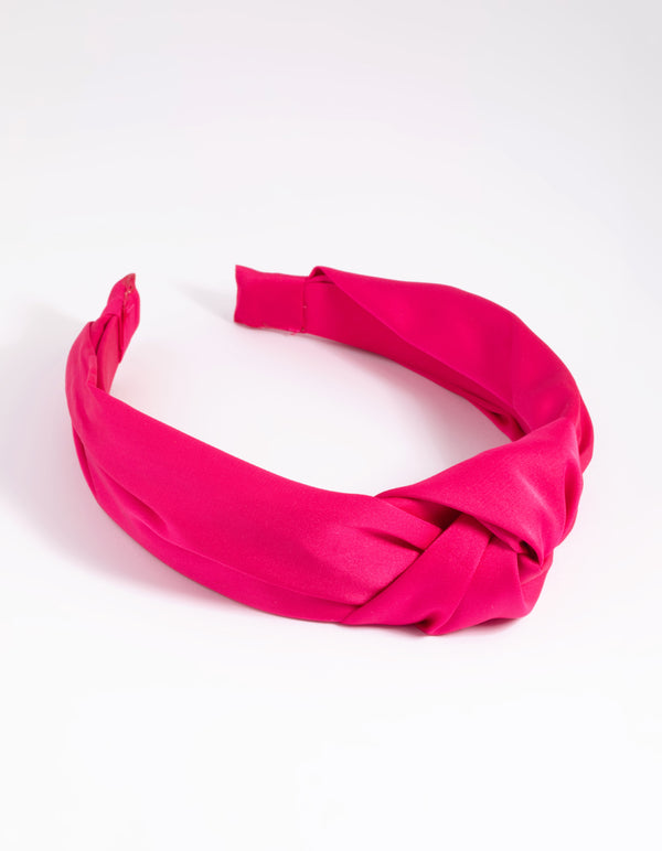 PInk Twisted Knot Headband