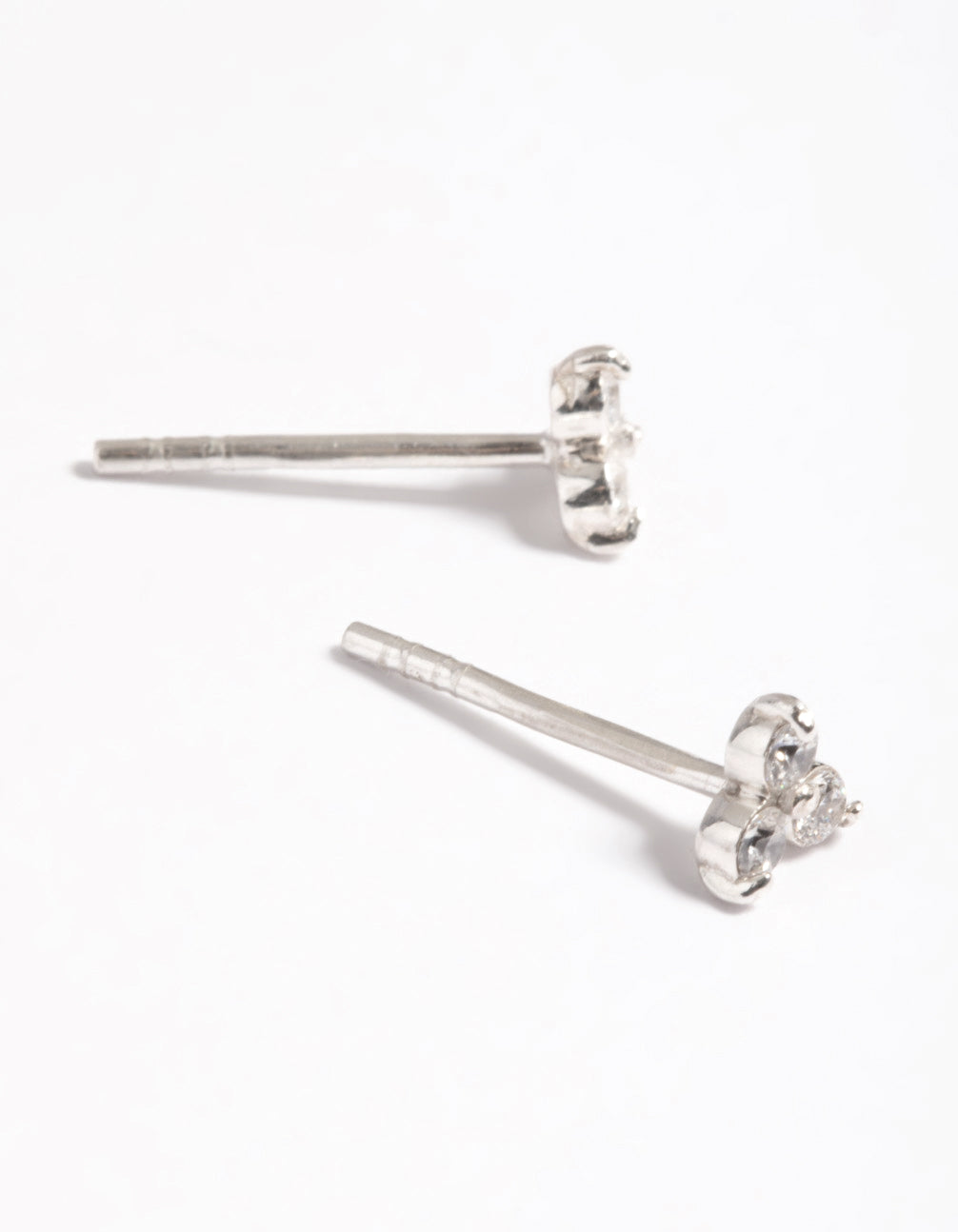 Sterling Silver Cubic Zirconia Stud Earrings