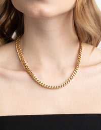 Gold Plated Brass Chain Necklace - link has visual effect only