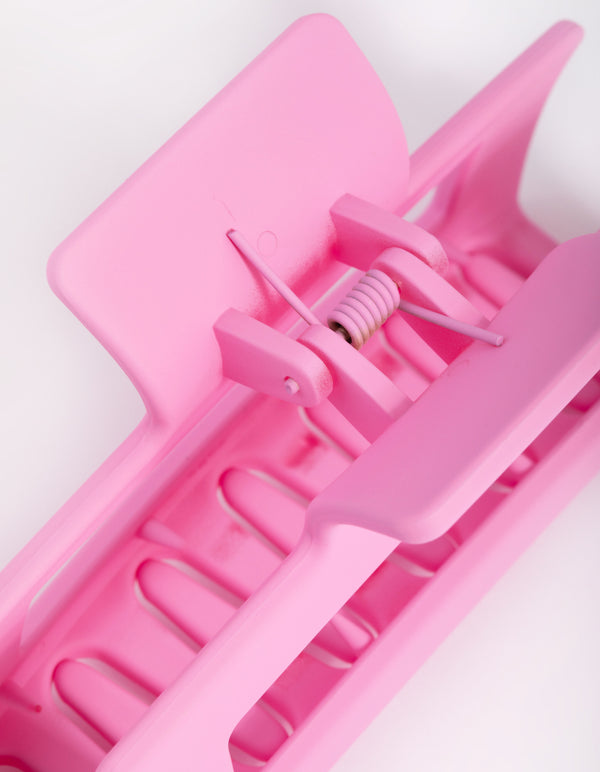 Large Pink Claw Clip