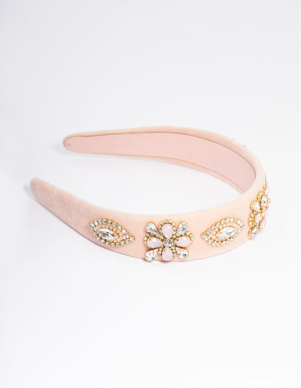 Velvet Embellished Headband