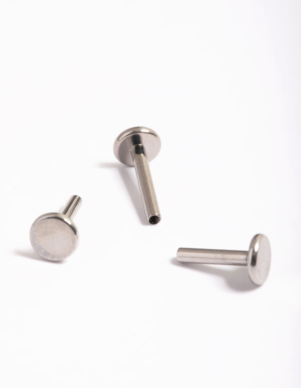 Surgical Steel Internal Flat Back