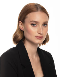 Titanium Cubic Zirconia 6mm Clicker - link has visual effect only