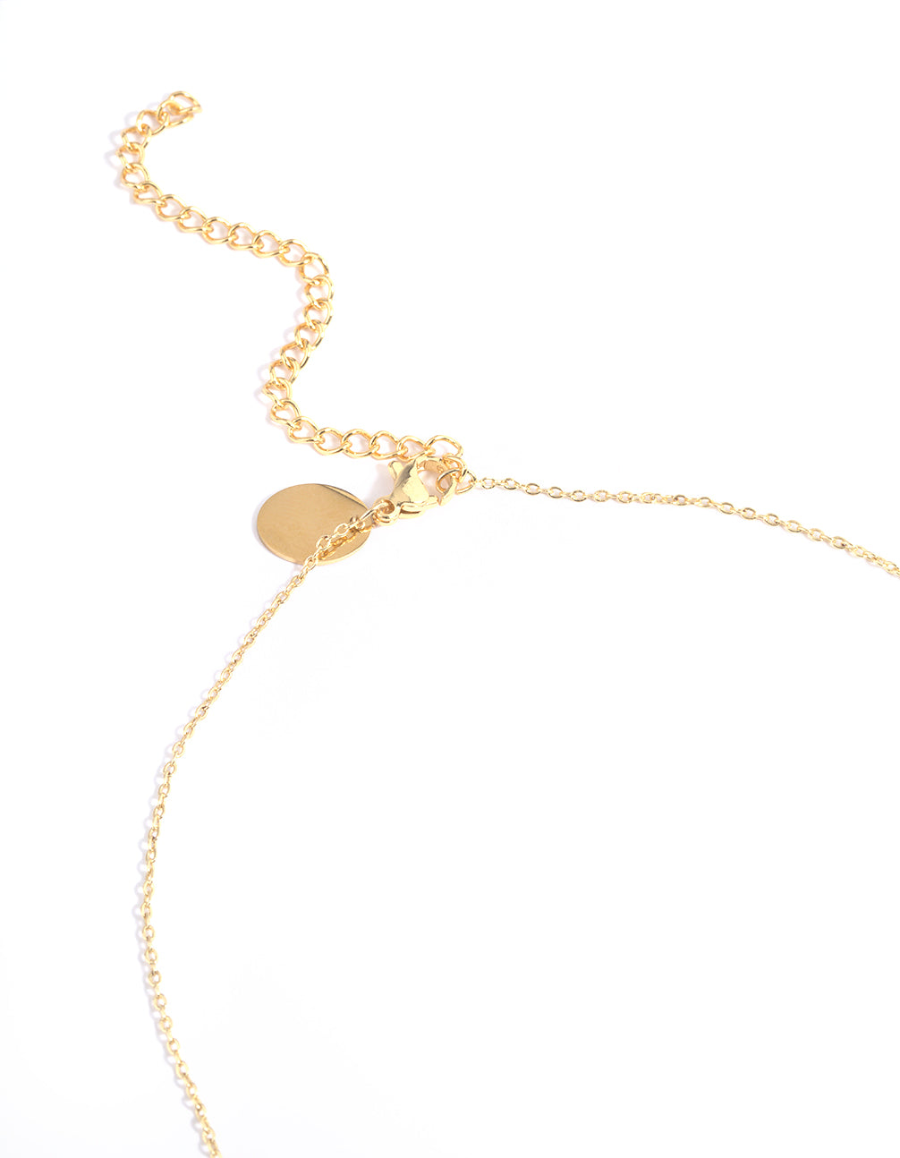 Waterproof Gold Plated Stainless Steel Cubic Zirconia Heart Necklace