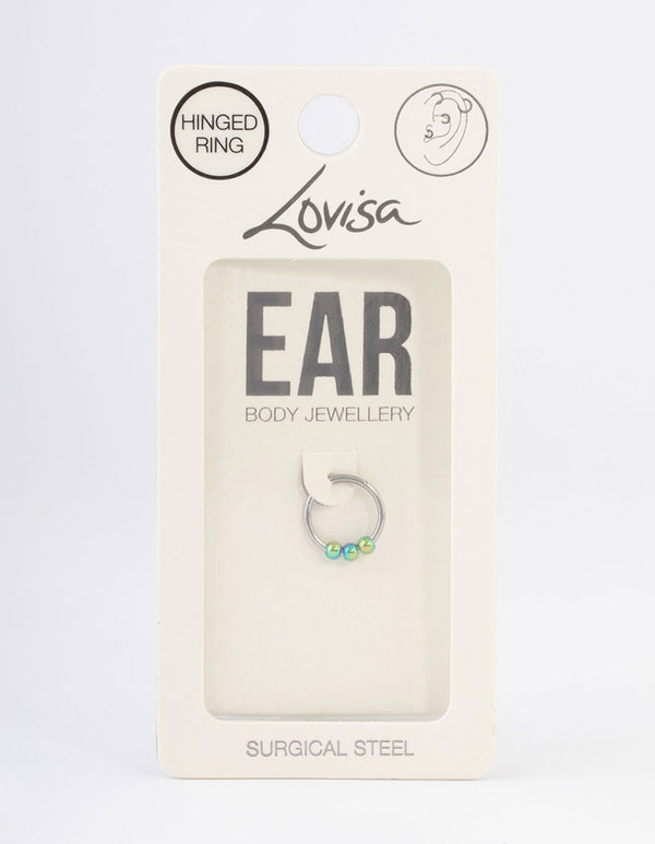 Surgical Steel Metalic Ball Clicker