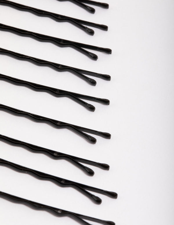 Coated Black Bobby Pin 10-Pack