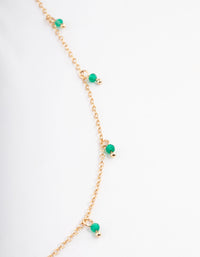 Gold Aventurine Lariat Necklace - link has visual effect only