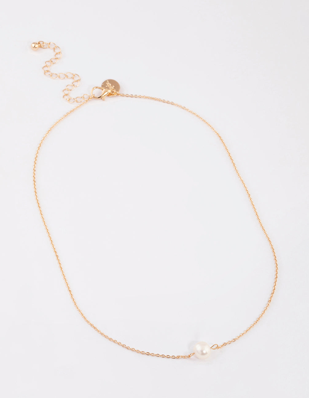 Gold Freshwater Pearl Necklace