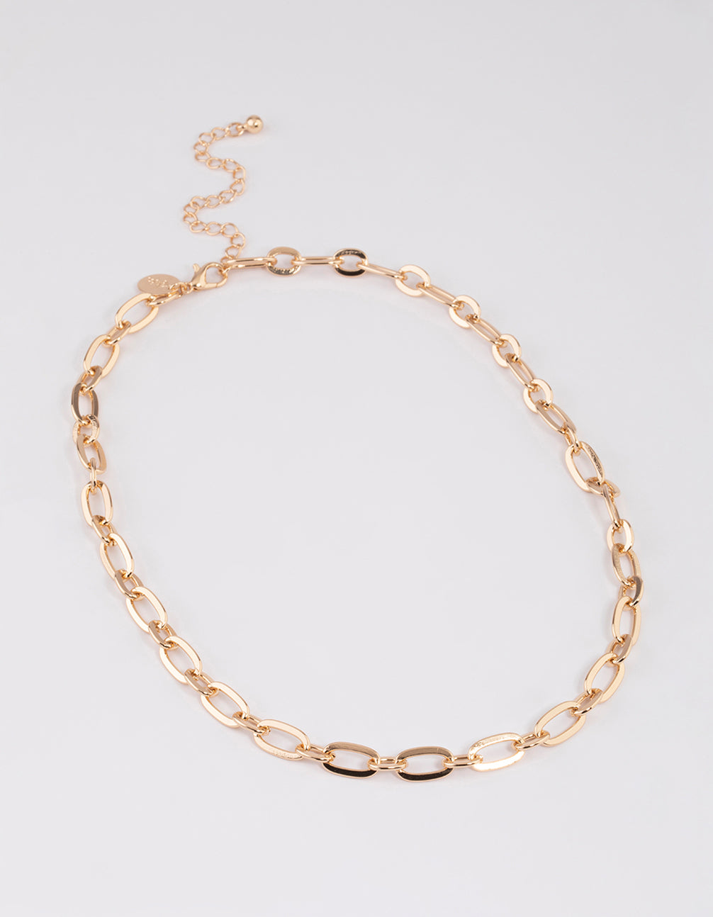 Gold Chain Link Necklace