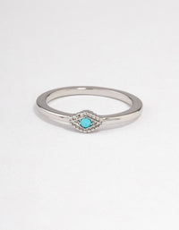 Silver Intricate Eye Ring - link has visual effect only