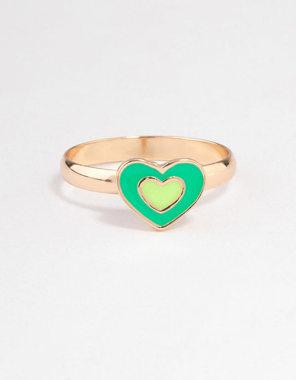 Gold Layered Heart Ring