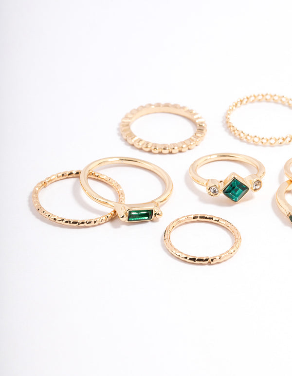 Gold Square & Radiant Ring Pack