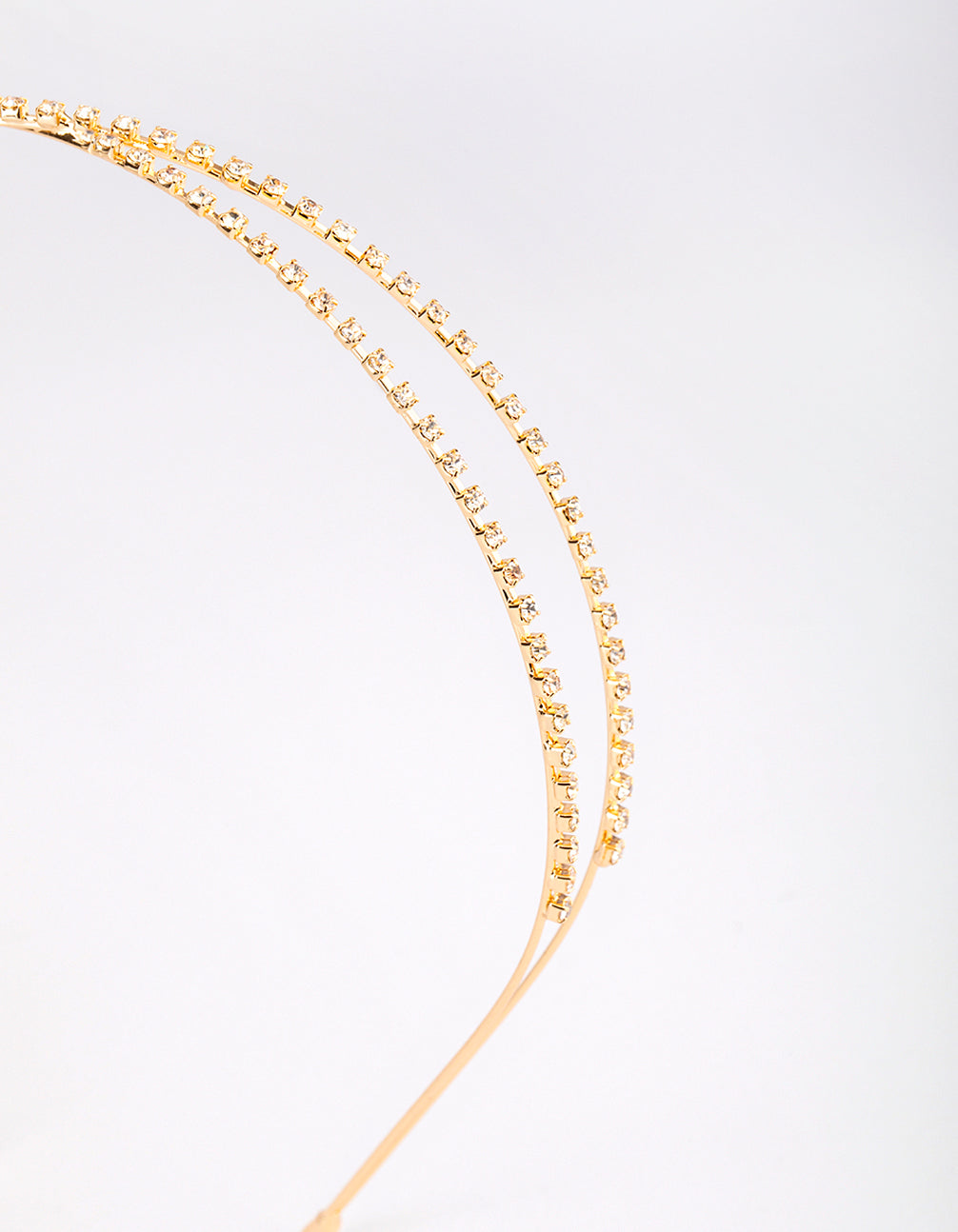 Gold Cross Diamante Headband