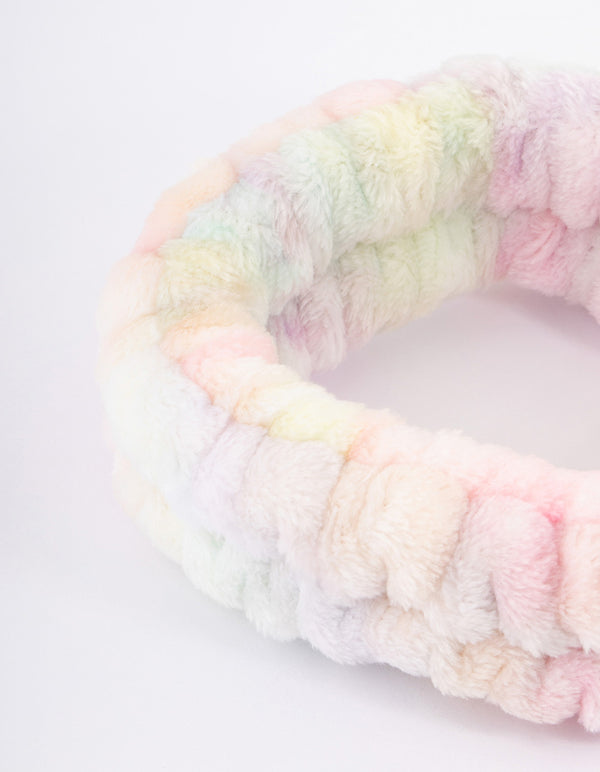 Tie Dye Fluffy Headband