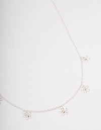 Silver Daisy Garden Necklace - link has visual effect only