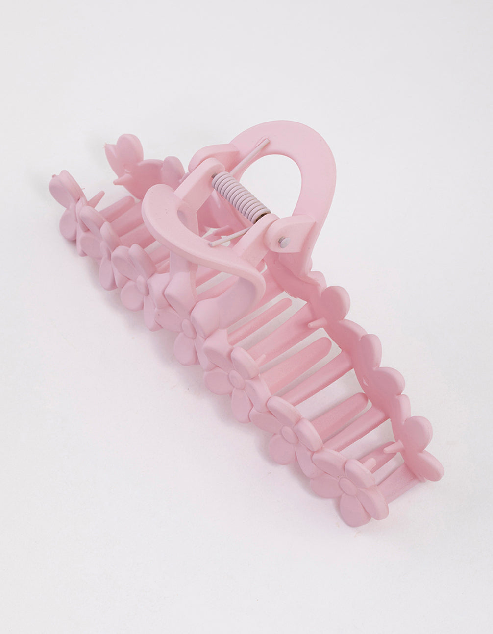 Blush Multi Flower Claw Clip