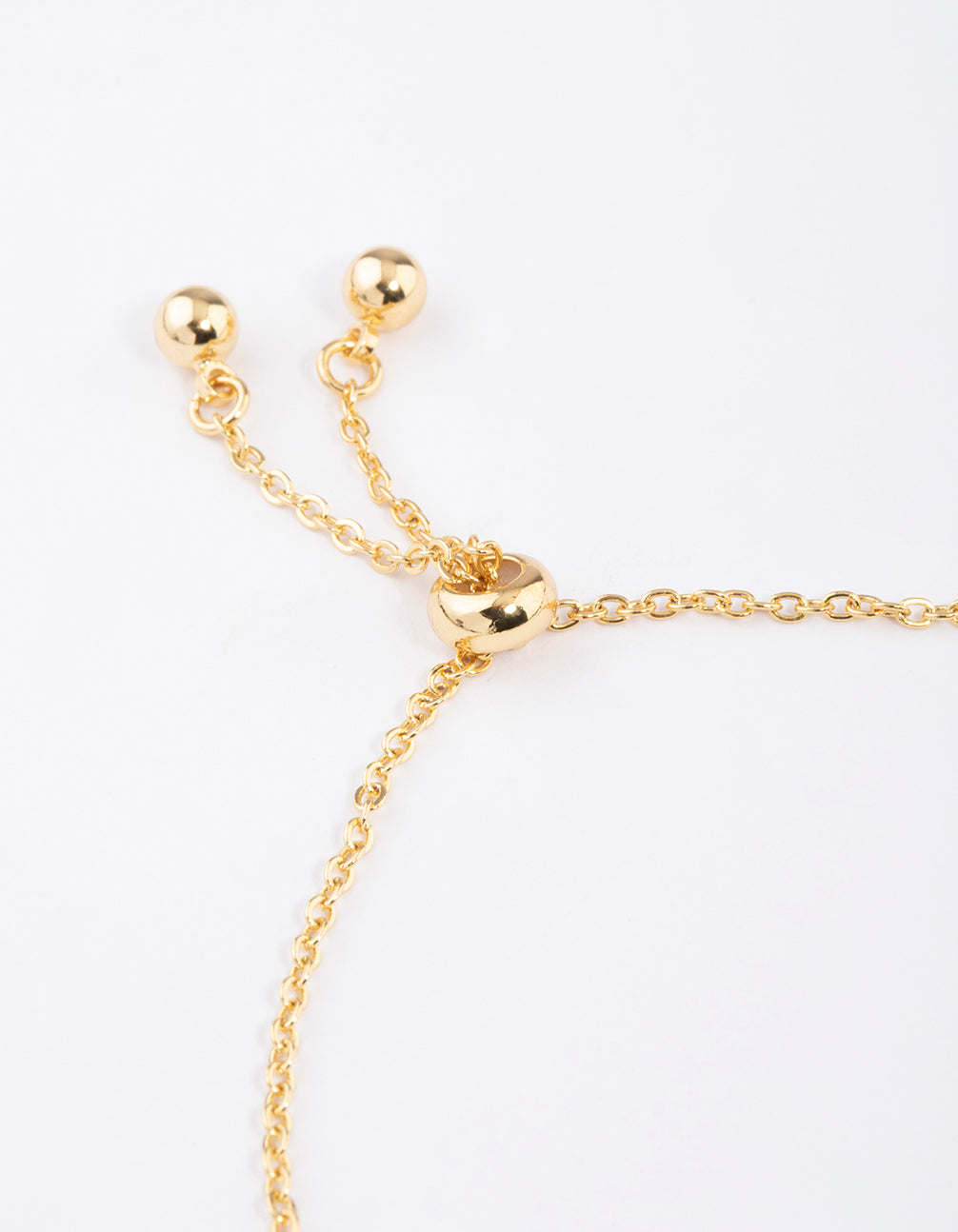 Gold Plated Scorpio Script Bracelet