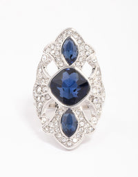 Silver Regal Elongated Ring - link has visual effect only