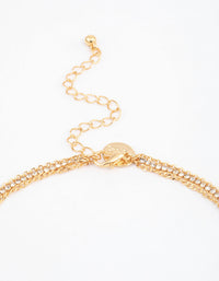 Gold Plated Cup Chain Layered Y-Shape Necklace - link has visual effect only