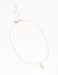 Gold Bolo Chain Snake Pendant Necklace - link has visual effect only