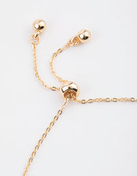 Gold Pave Mini Heart Bracelet - link has visual effect only