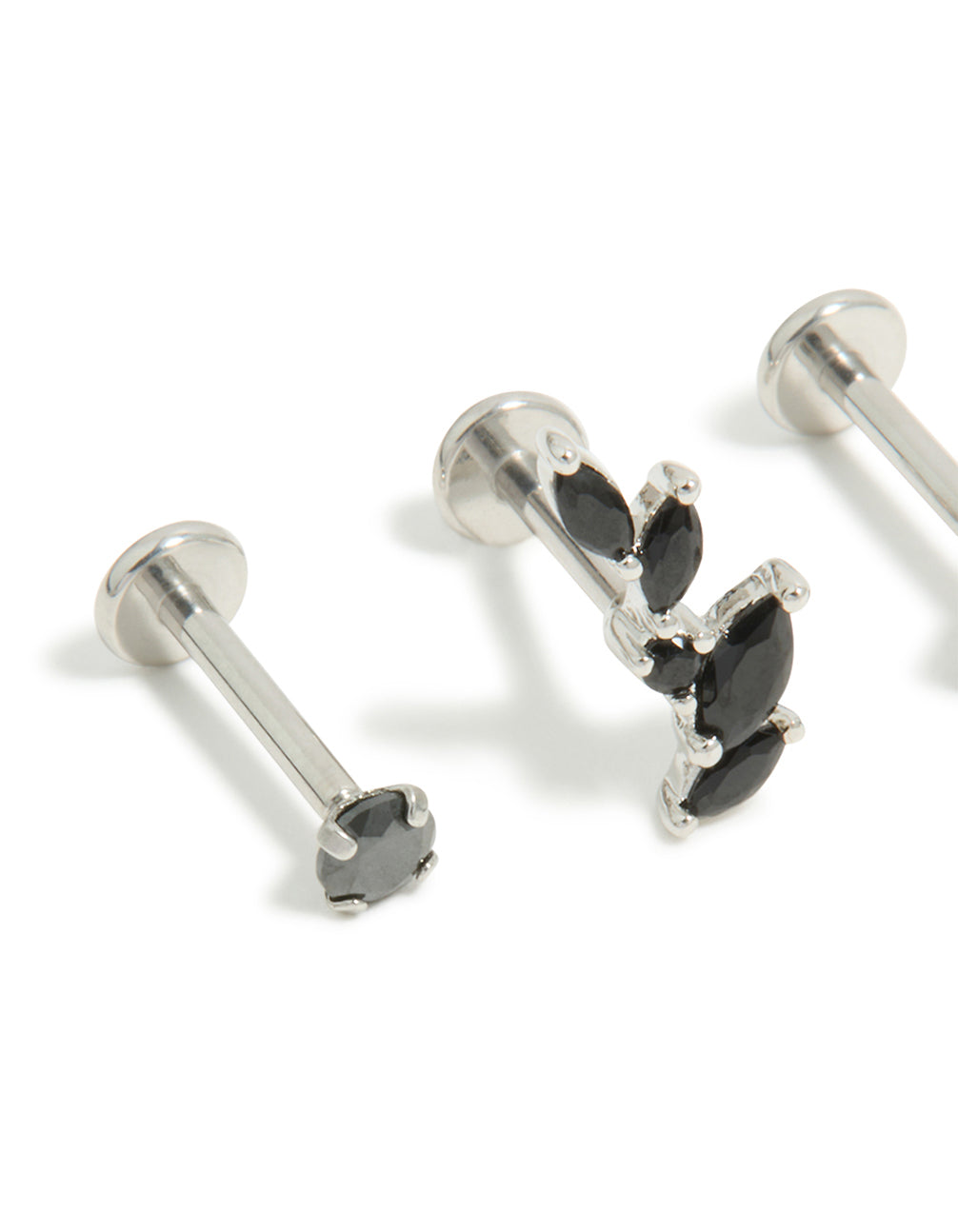 Surgical Steel Stud & Vine Flat Back Pack