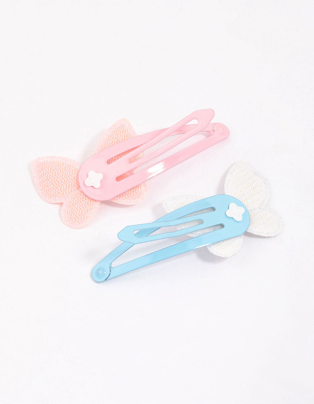 Kids Mixed Glitter Butterfly Hair Snaps 4-Pack