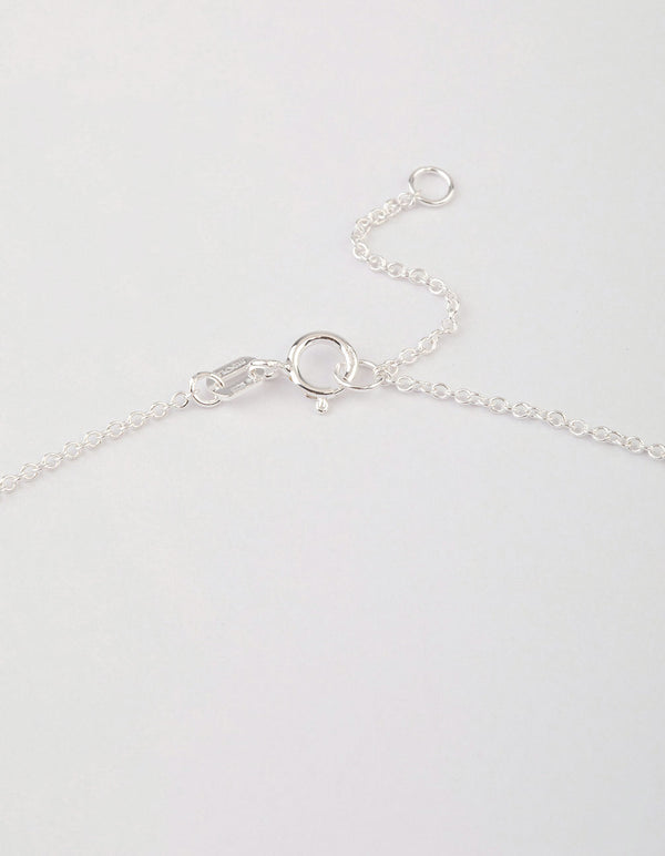 Sterling Silver Puffy Heart Pendant Necklace