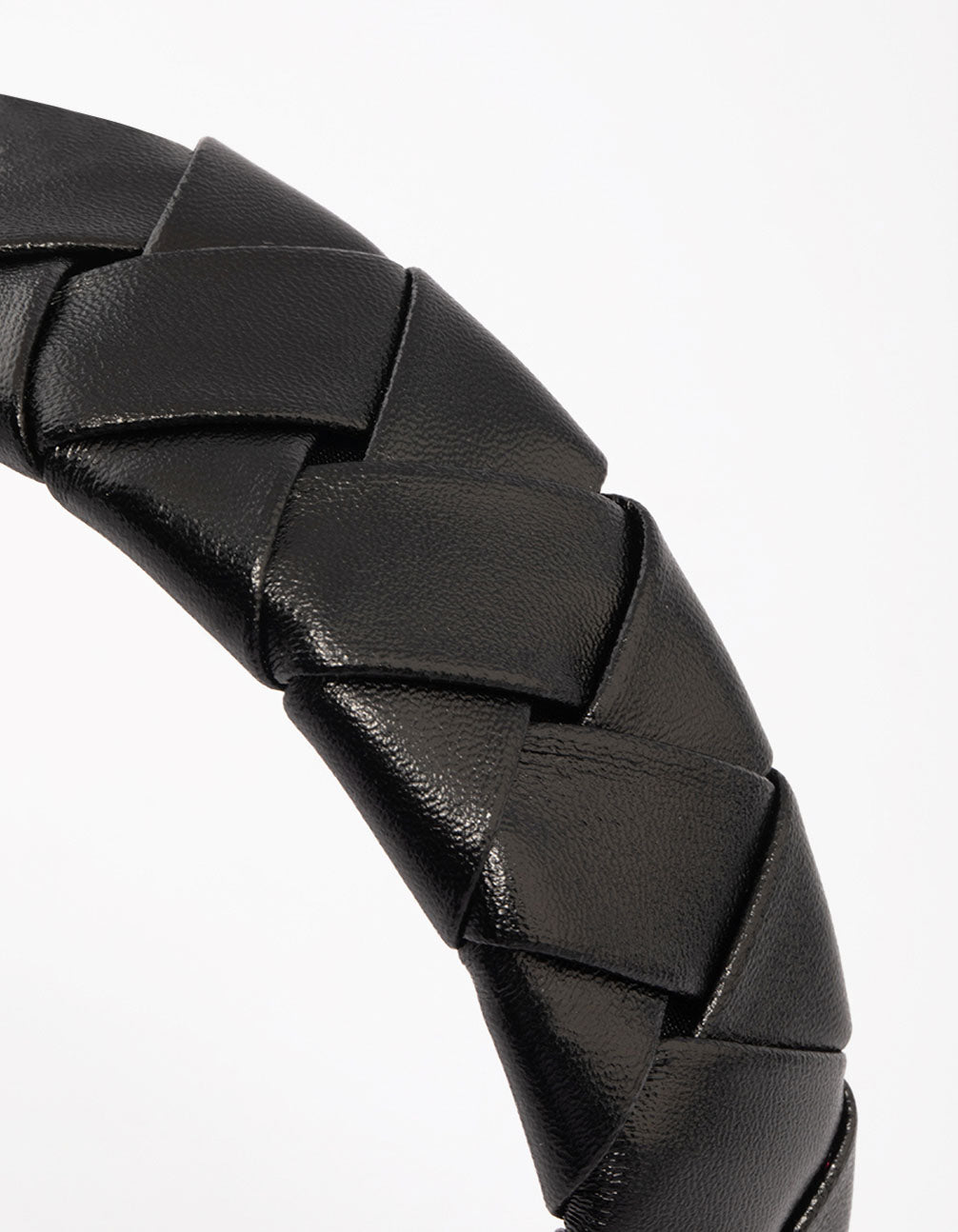 Black Braided Padded Headband