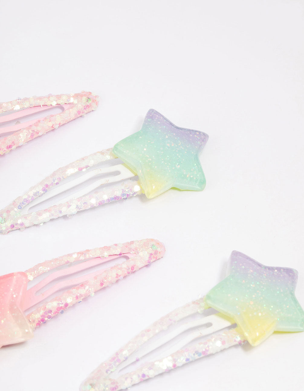 Kids Star Hair Snaps 4-Pack