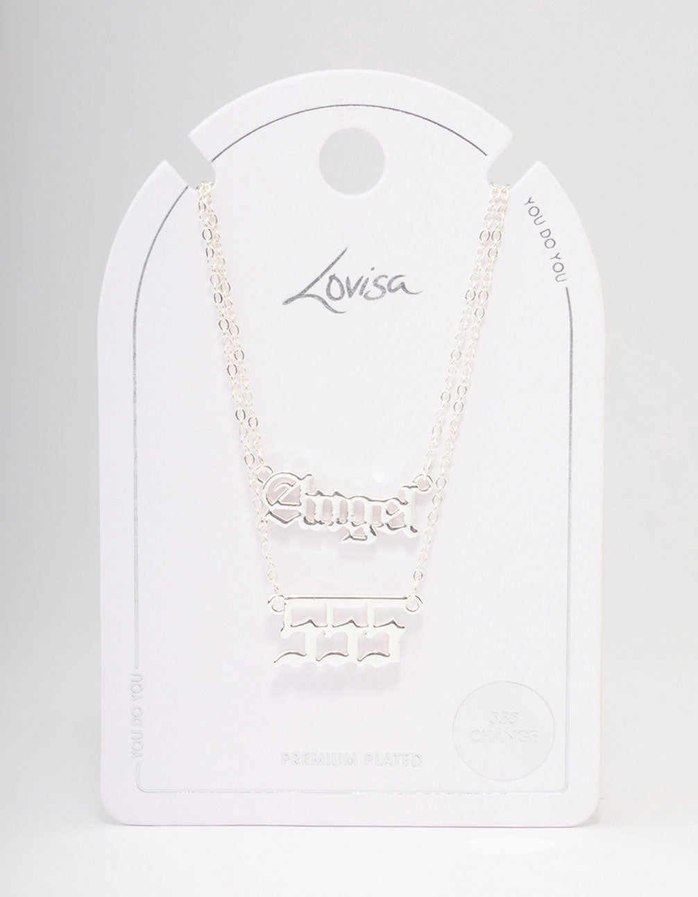 Silver Plated Angel Number '555' Necklace Pack