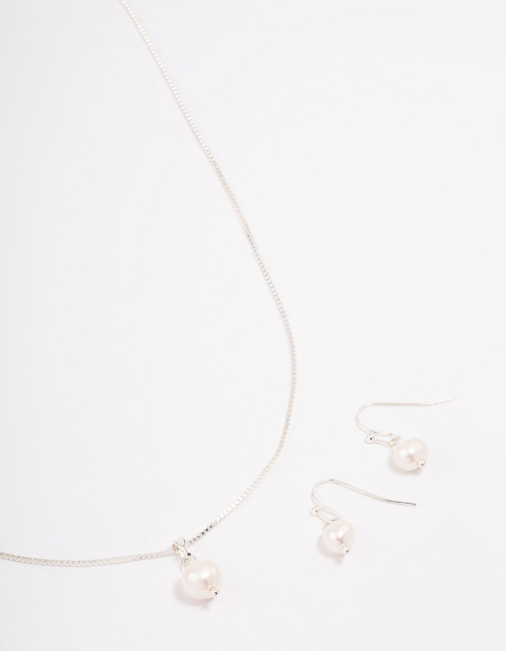 Silver Freshwater Pearl Jewellery Set