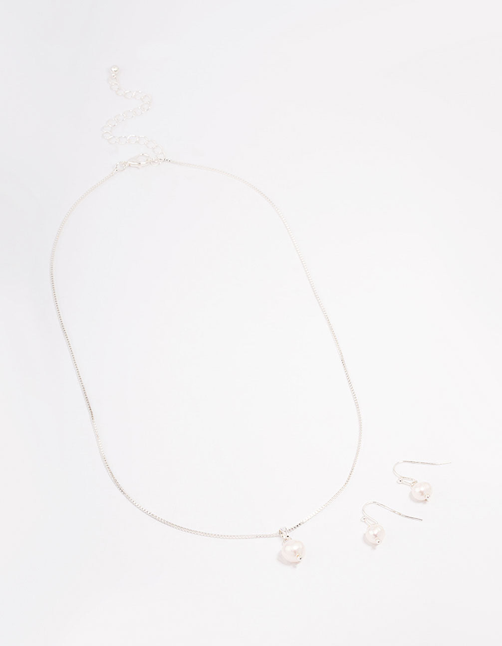 Silver Freshwater Pearl Jewellery Set